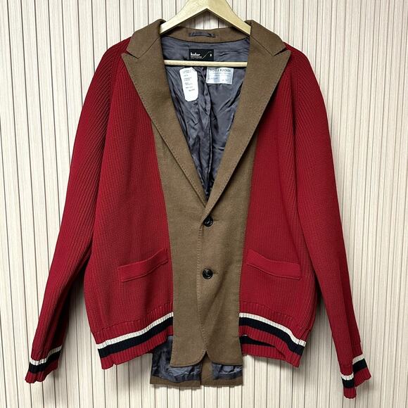 Kolor Men's Asymmetric Cardigan Sweater Size M/38 - Picture 1 of 8
